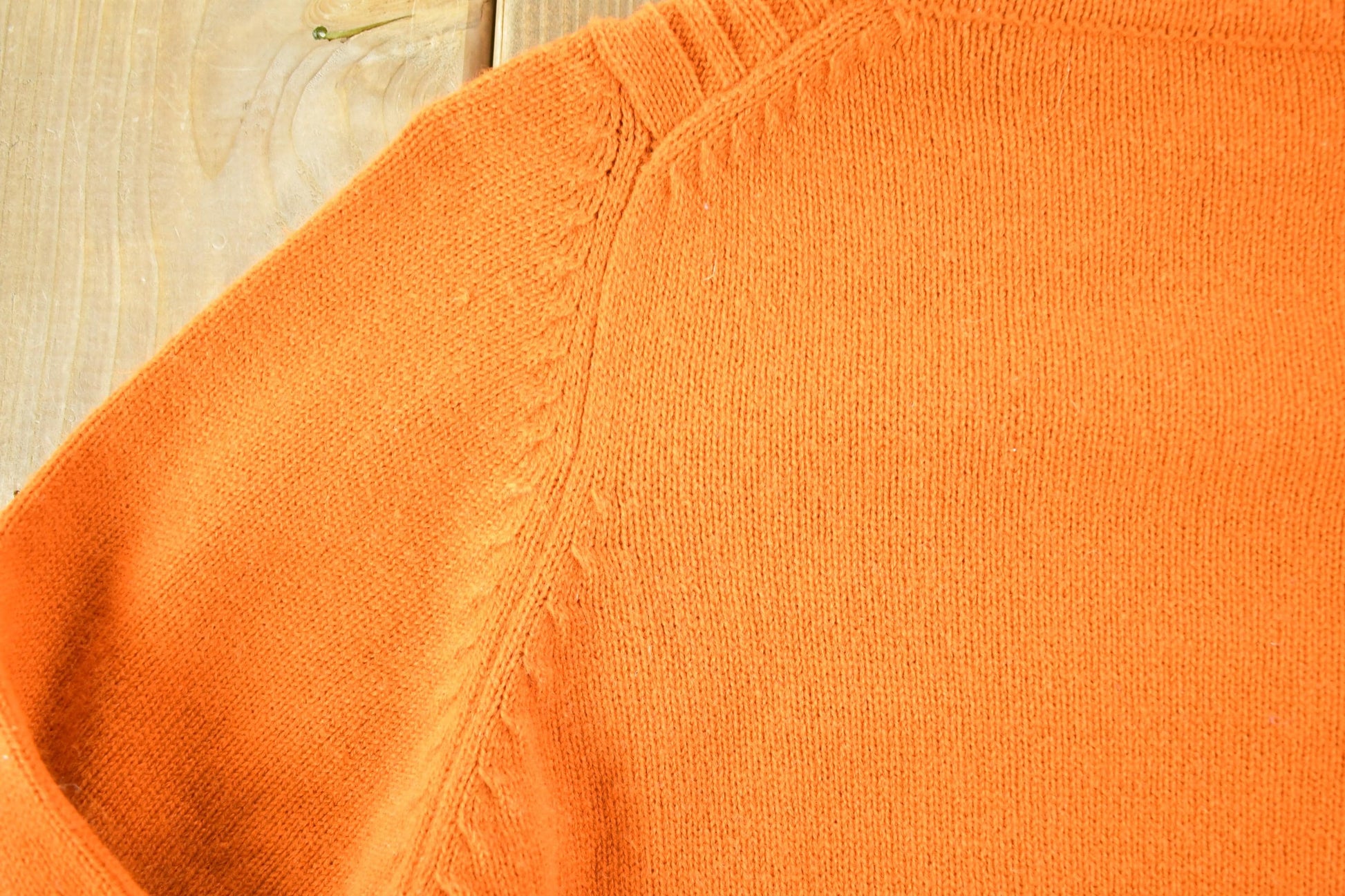 Vintage 1970s Hand Loomed Knit Abstract Pattern Turtleneck Sweater Womens S from propervintagecanada