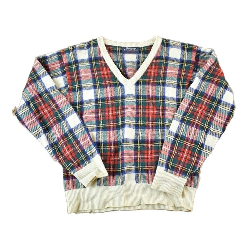 Vintage 1970s Hathaway 100% Scottish LambsWool Argyle Knit Sweater Men's Small from propervintagecanada