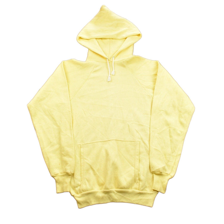 Vintage 1970s Health Knit Blank Yellow Hoodie from propervintagecanada