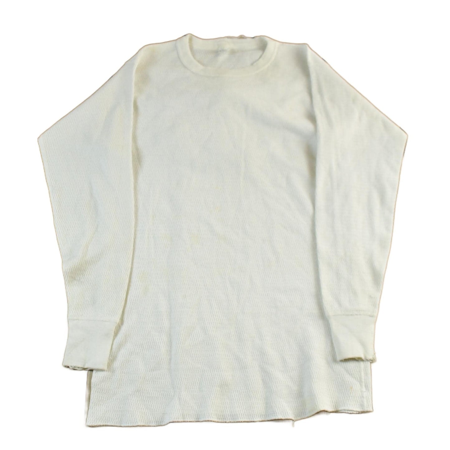 Vintage 1970s Healthknit Thermal Waffle Knit Long Sleeve Men's XL from propervintagecanada