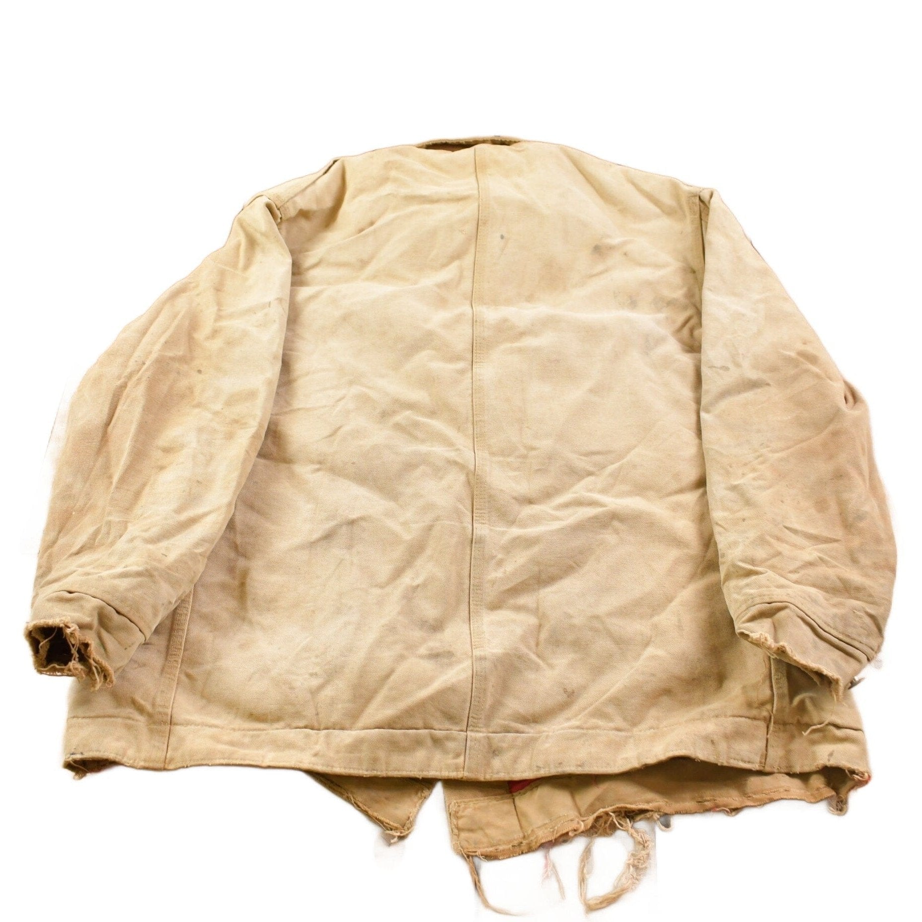 Vintage 1970s Heavily Carhartt Diamond Quilt Lined Painters Jacket Men's Medium from propervintagecanada