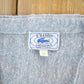 Vintage 1970s Izod Lacoste Heater Grey Knit Perfect Mild Distress Cardigan Sweater Made In USA from propervintagecanada