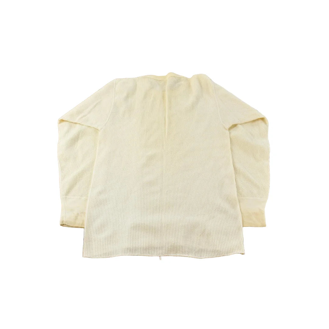 Vintage 1970s J.E. Morgan Long Johns Thermal Waffle Knit Long Sleeve Shirt Men's L-XL from propervintagecanada
