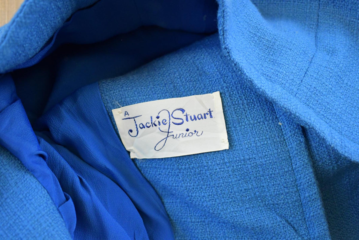 Vintage 1970s Jackie Stuart Button Up Blazer Jacket Youth M from propervintagecanada