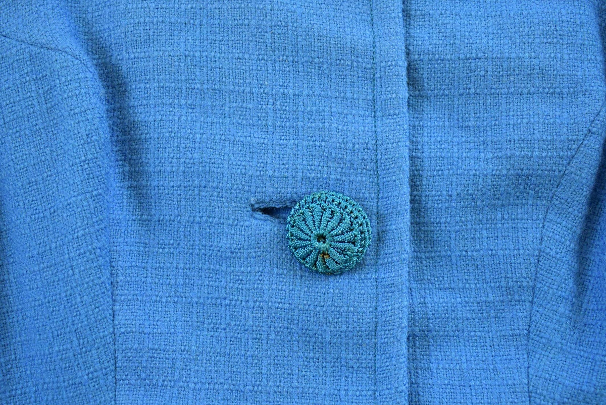 Vintage 1970s Jackie Stuart Button Up Blazer Jacket Youth M from propervintagecanada