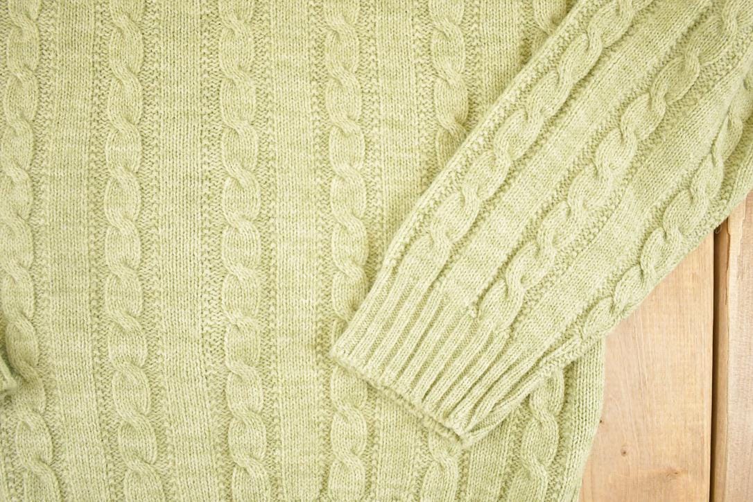 Vintage 1970s Jantzen The Country Squire Cable Knit Sweater Women's M from propervintagecanada