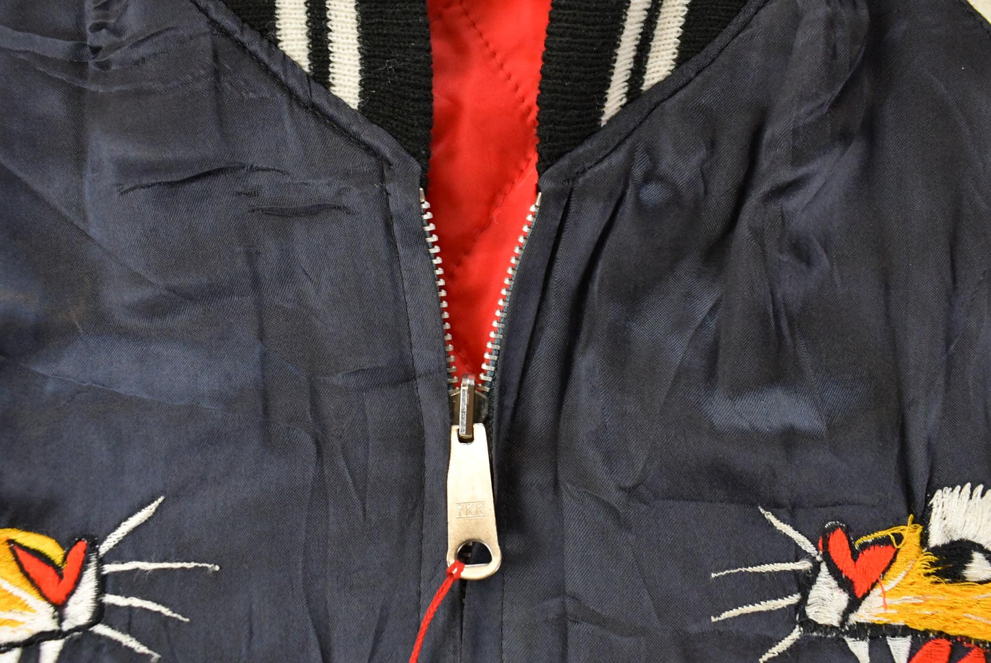 Vintage 1970s Japan Sukajan Souvenir Bomber Jacket Men's Medium from propervintagecanada