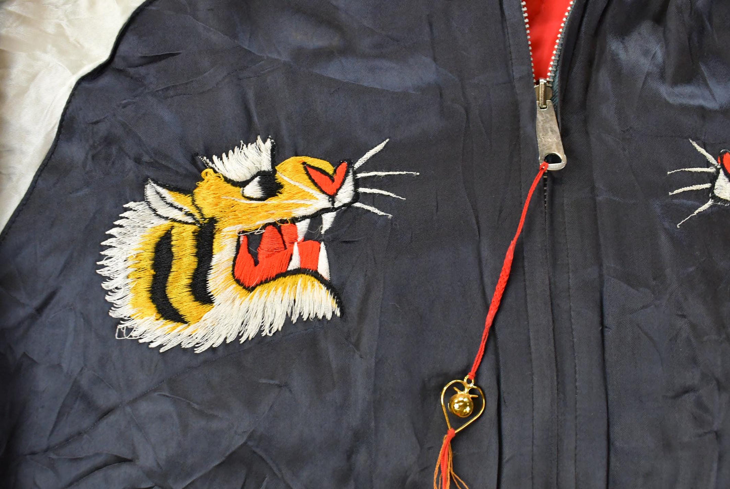 Vintage 1970s Japan Sukajan Souvenir Bomber Jacket Men's Medium from propervintagecanada