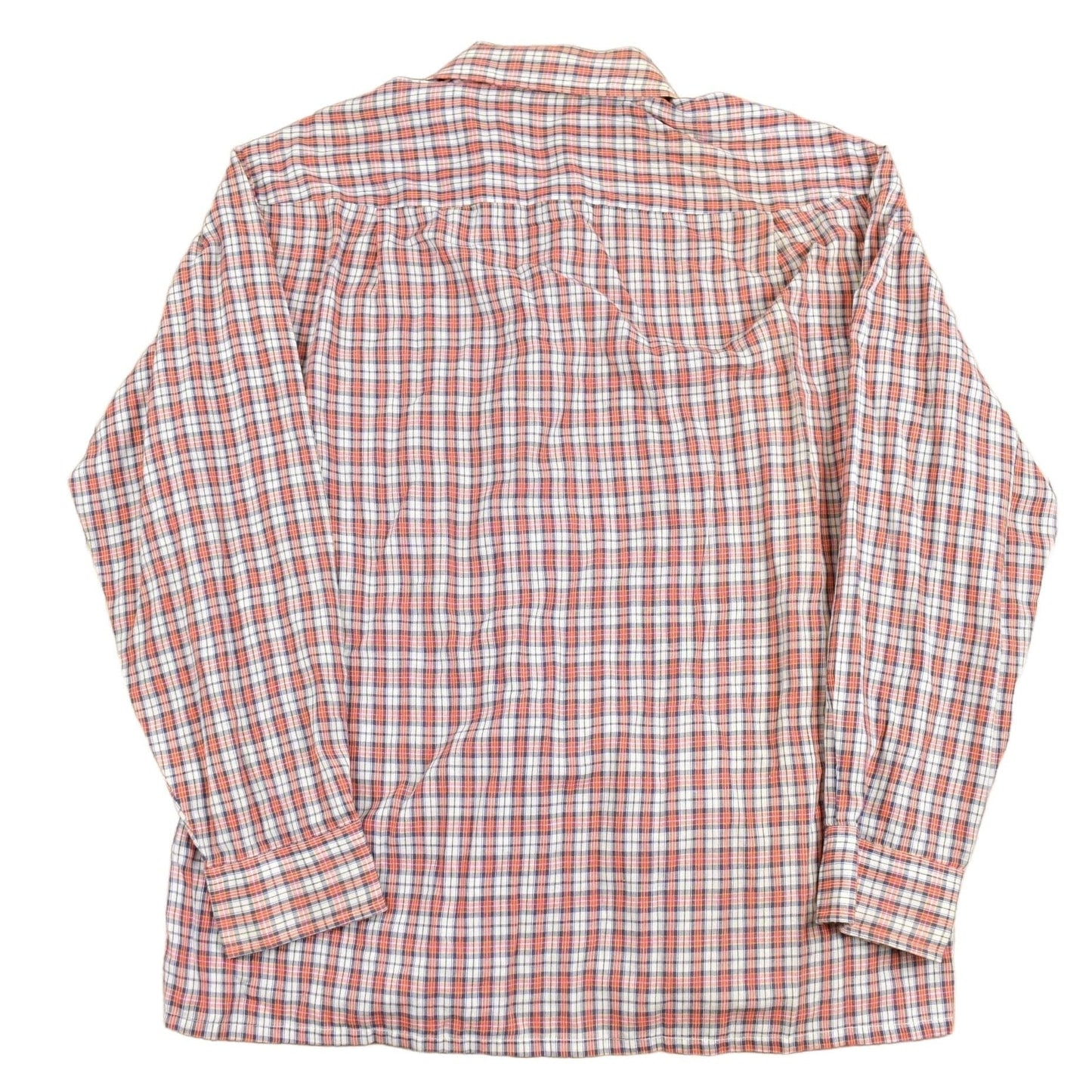 Vintage 1970s JC Penney Western Plaid Button Up Shirt Men's Large from propervintagecanada