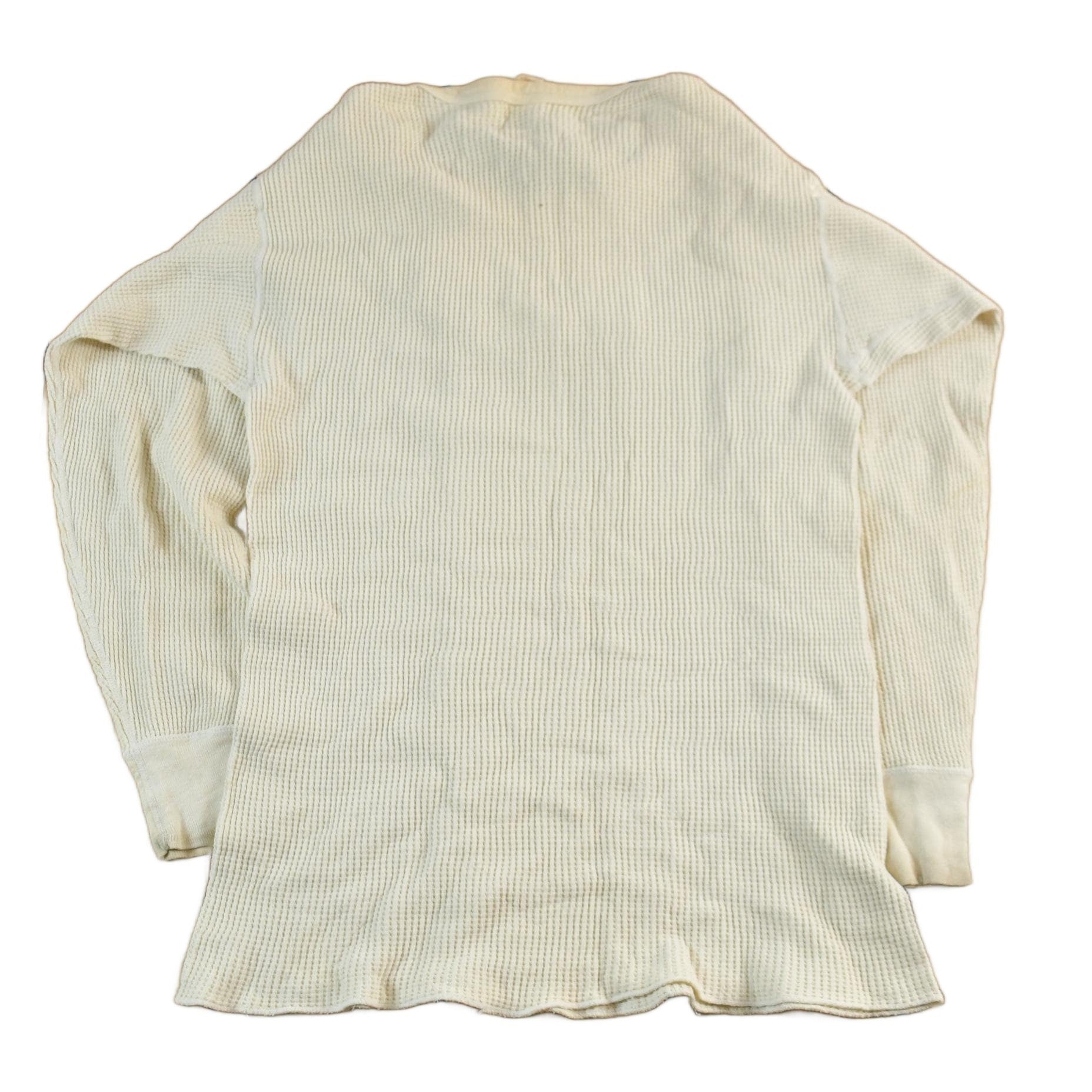 Vintage 1970s JE Morgan Waffle Thermal Long Sleeve Undershirt Men's M from propervintagecanada