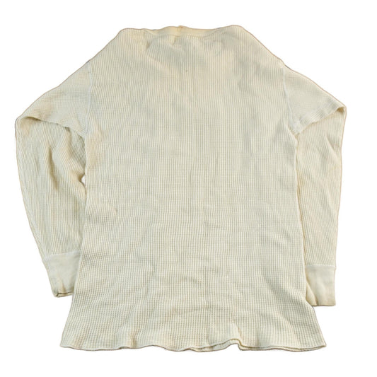 Vintage 1970s JE Morgan Waffle Thermal Long Sleeve Undershirt Men's M from propervintagecanada