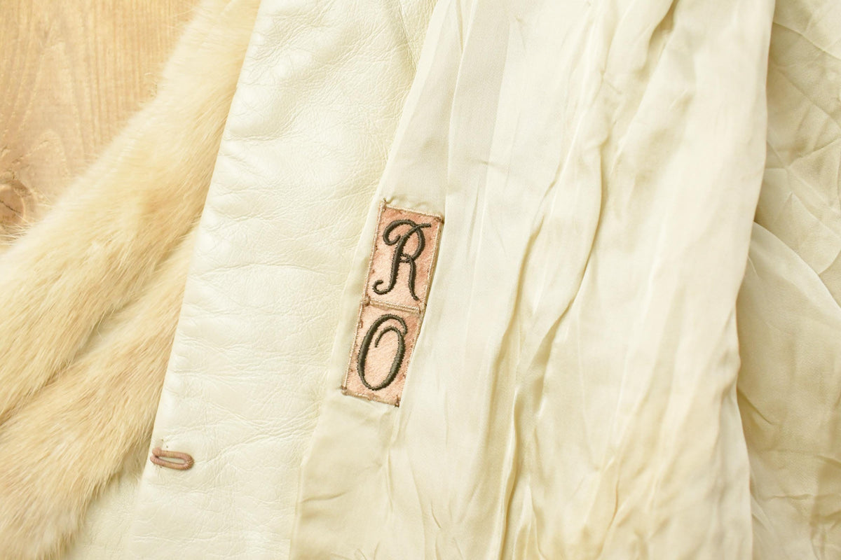 Vintage 1970s Kay Anos Fur Leather Jacket Women's Large from propervintagecanada
