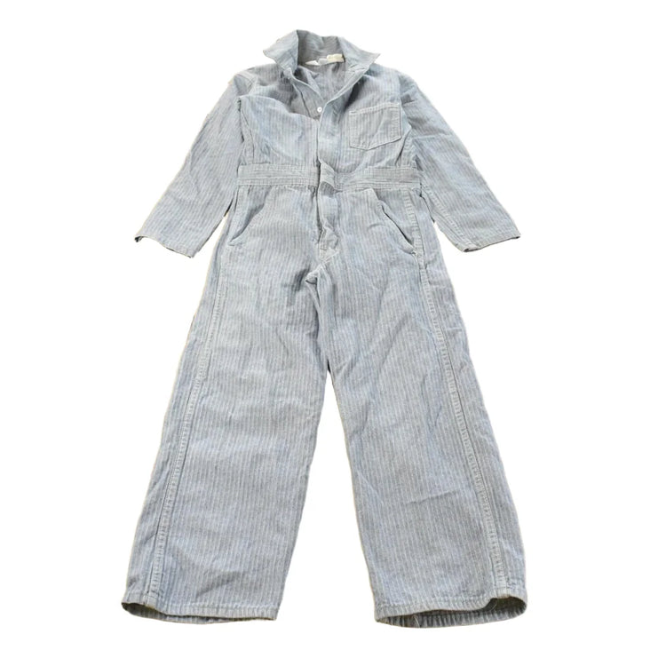 Vintage 1970s Key Imperial Denim Herringbone Mechanics Coveralls Women's 27 x 23 from propervintagecanada