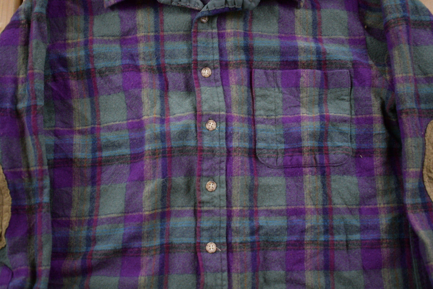 Vintage 1970s Kids Pendleton Plaid Button Up Shirt / 1970s Button Up / Vintage Flannel / Plaid Flannel / Casual Shirt / Made In USA from propervintagecanada