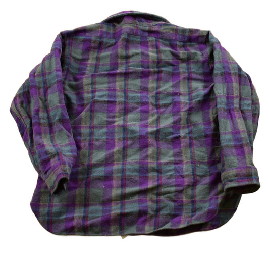 Vintage 1970s Kids Pendleton Plaid Button Up Shirt / 1970s Button Up / Vintage Flannel / Plaid Flannel / Casual Shirt / Made In USA from propervintagecanada
