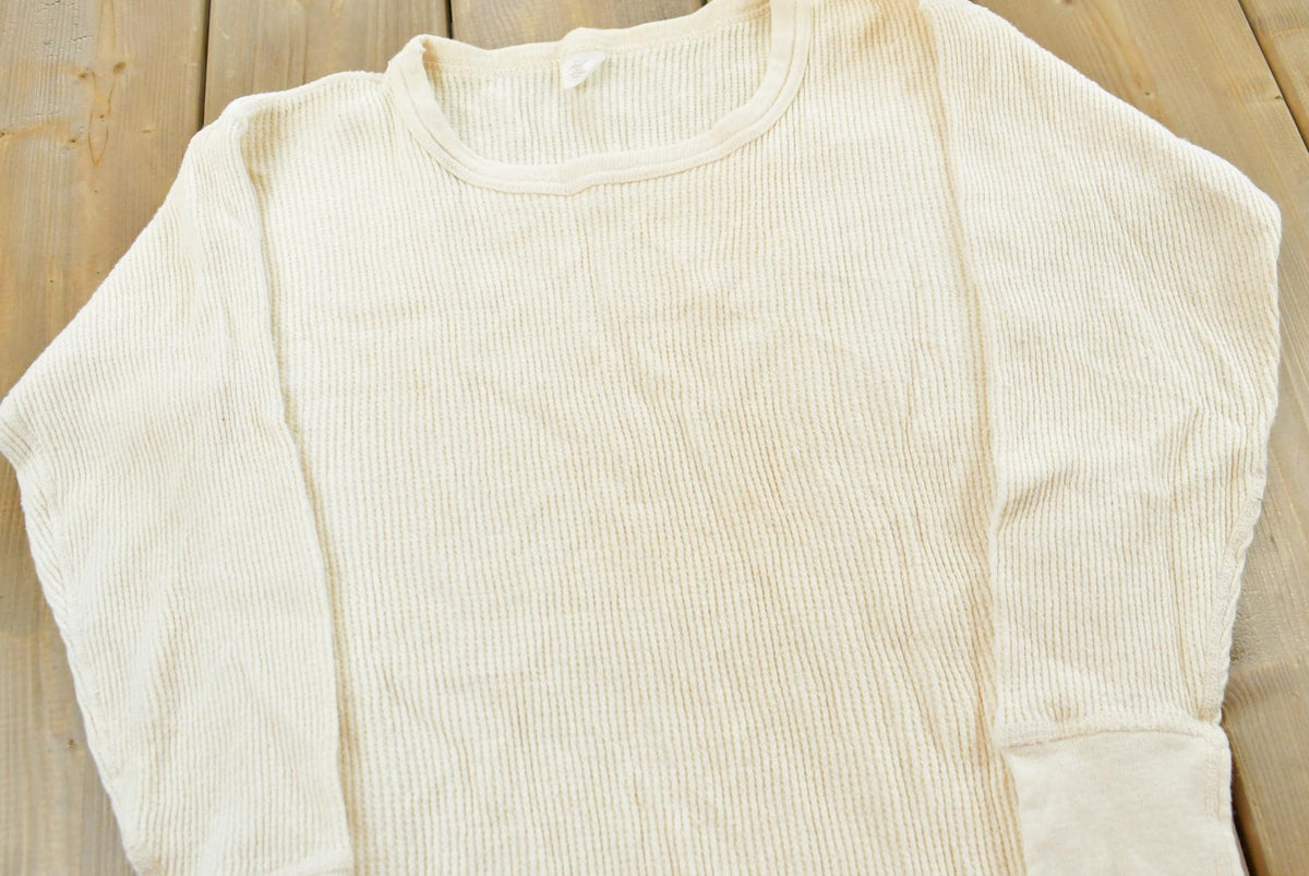 Vintage 1970s Kmart Thermal Crewneck Undershirt Mens S from propervintagecanada