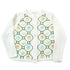 Vintage 1970s Knit Button Up Cardigan Sweater Women&