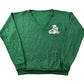 Vintage 1970s Knitted Raiders V Neck Sweater Men's Small from propervintagecanada