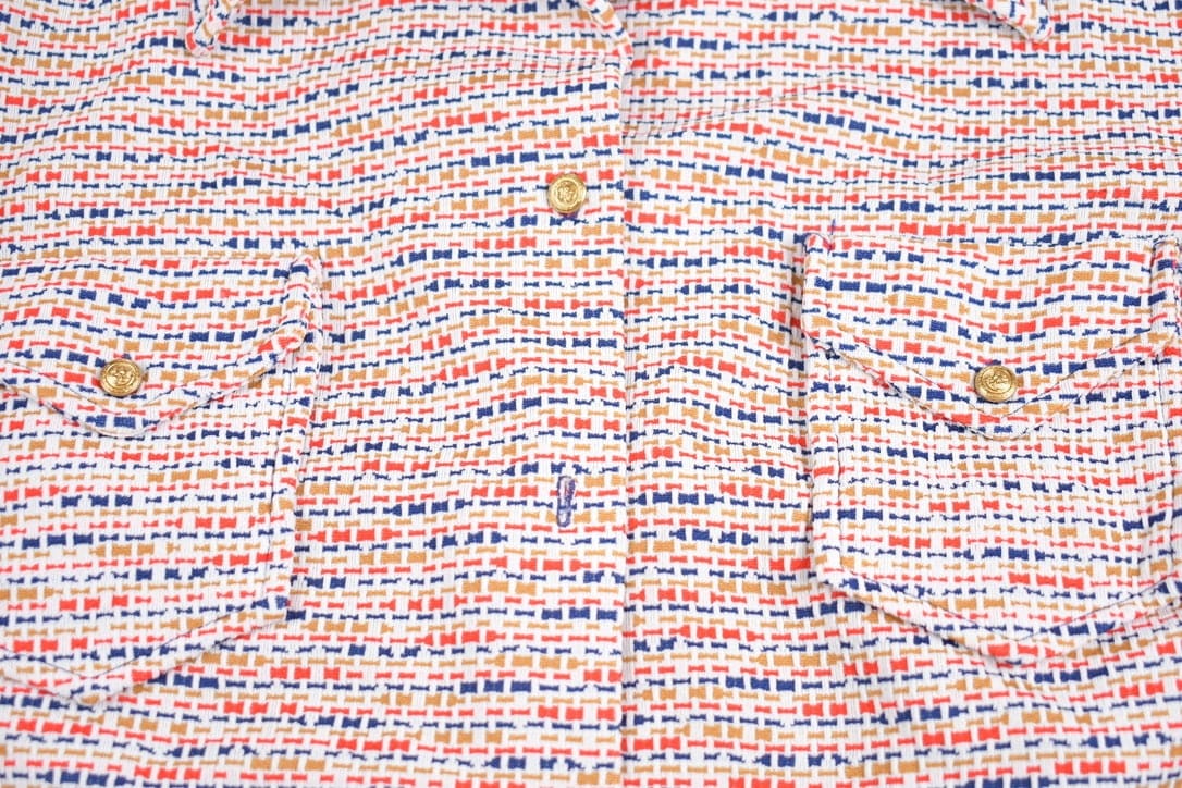 Vintage 1970s Lady Queen Wool Button Up Shirt Men's Large from propervintagecanada