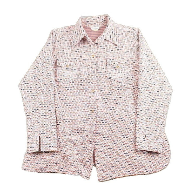 Vintage 1970s Lady Queen Wool Button Up Shirt Men's Large from propervintagecanada