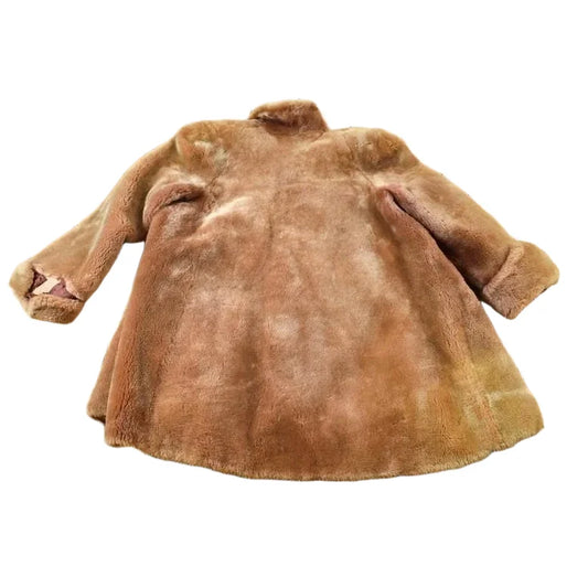 Vintage 1970s Laskin Mouton Genuine Fur Coat Made In USA from propervintagecanada