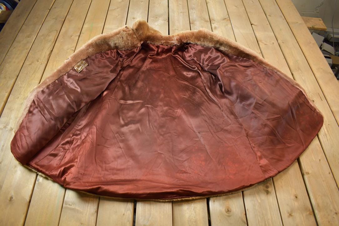 Vintage 1970s Laskin Mouton Genuine Fur Coat Made In USA from propervintagecanada