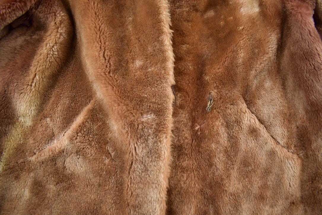 Vintage 1970s Laskin Mouton Genuine Fur Coat Made In USA from propervintagecanada