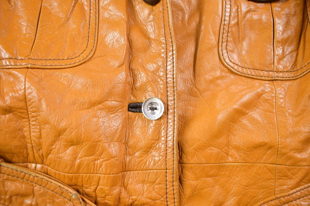 Vintage 1970s Leather Jacket Men's Small from propervintagecanada