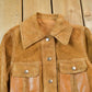 Vintage 1970s Leather Long Jacket from propervintagecanada