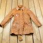 Vintage 1970s Leather Long Jacket from propervintagecanada