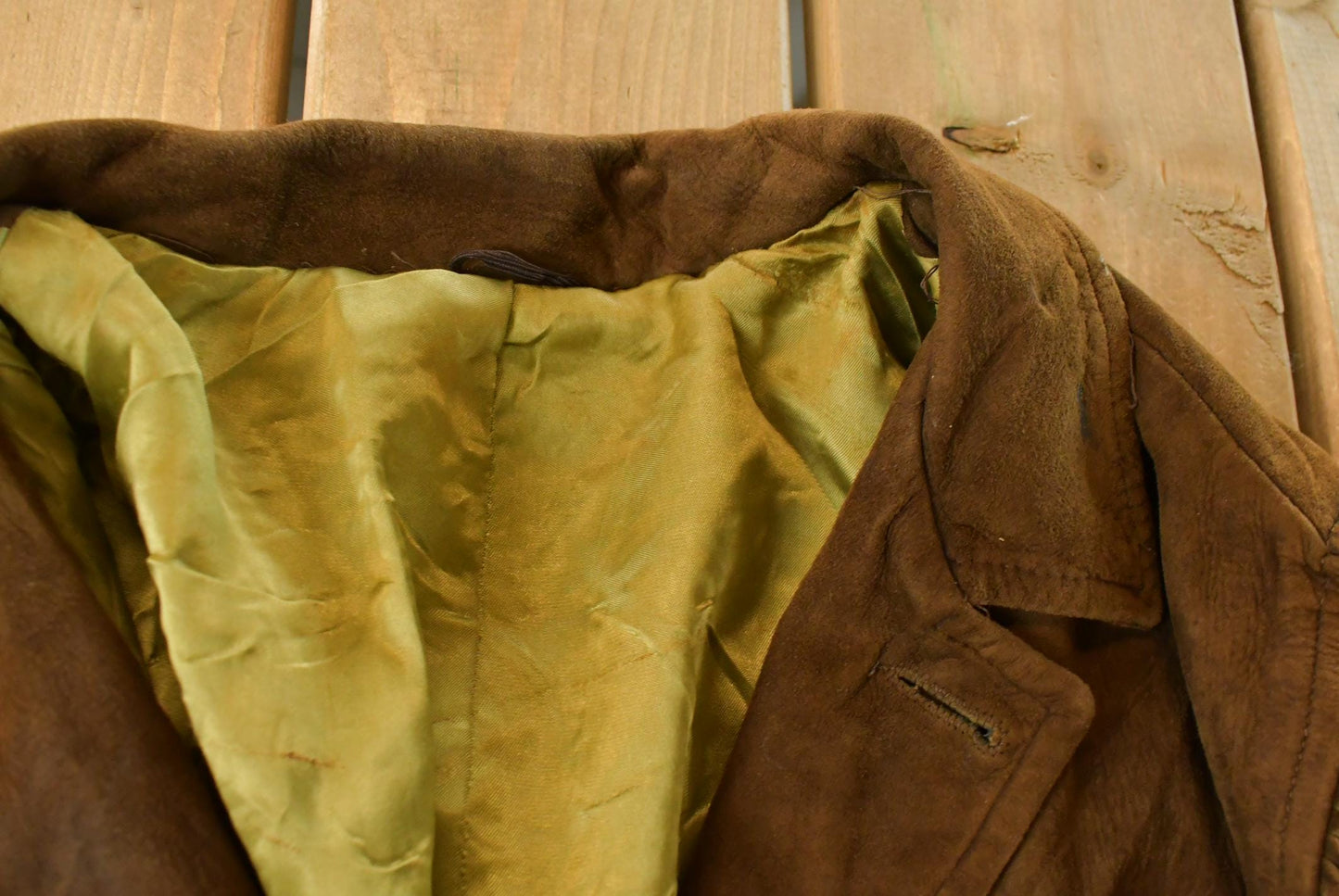 Vintage 1970s Leather Suede Western Fringe Jacket Men's M / Fall Outerwear Leather Coat / Brown Jacket / Tassles from propervintagecanada