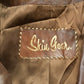 Vintage 1970s Leather Trench Coat With Fox Fur Collar Men's Small from propervintagecanada