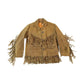 Vintage 1970s Leather Western Fringe Jacket Made In USA from propervintagecanada