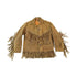 Vintage 1970s Leather Western Fringe Jacket Made In USA from propervintagecanada