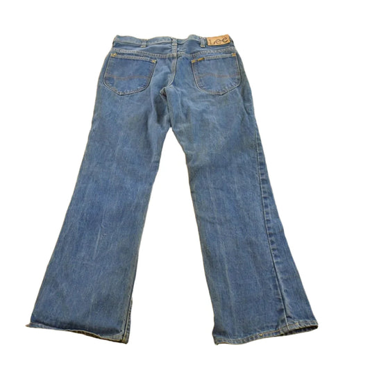 Vintage 1970s Lee Bell Bottom Flare Denim Jeans Men's 31 x 29 from propervintagecanada