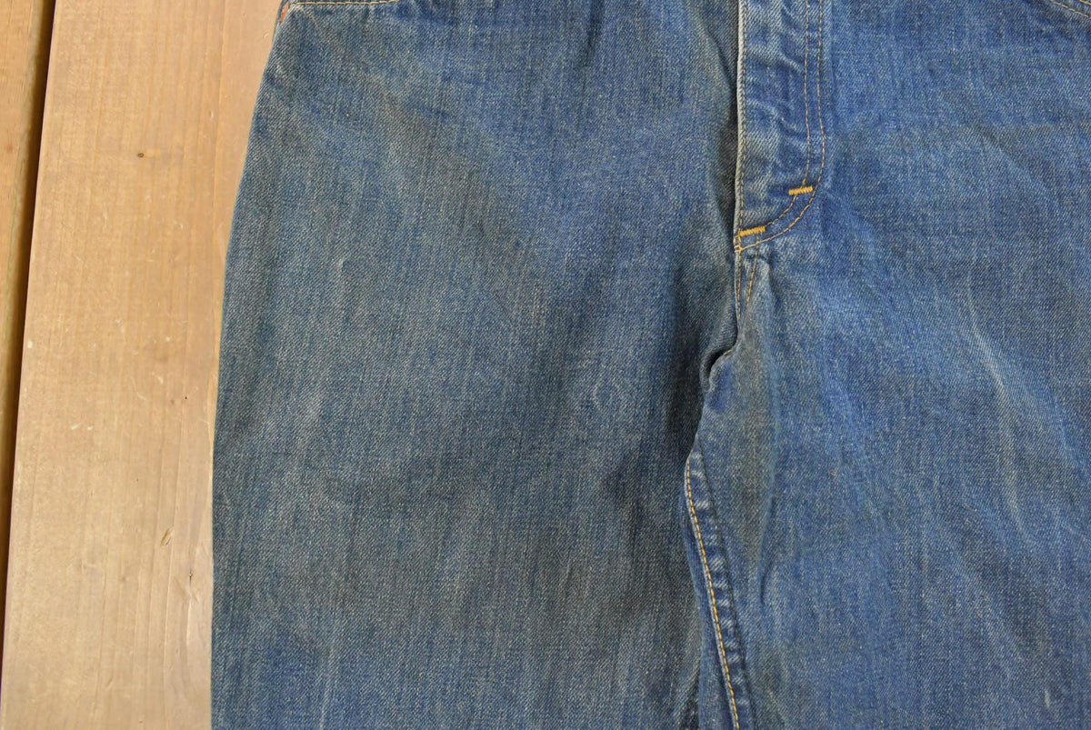 Vintage 1970s Lee Bell Bottom Flare Denim Jeans Men's 31 x 29 from propervintagecanada