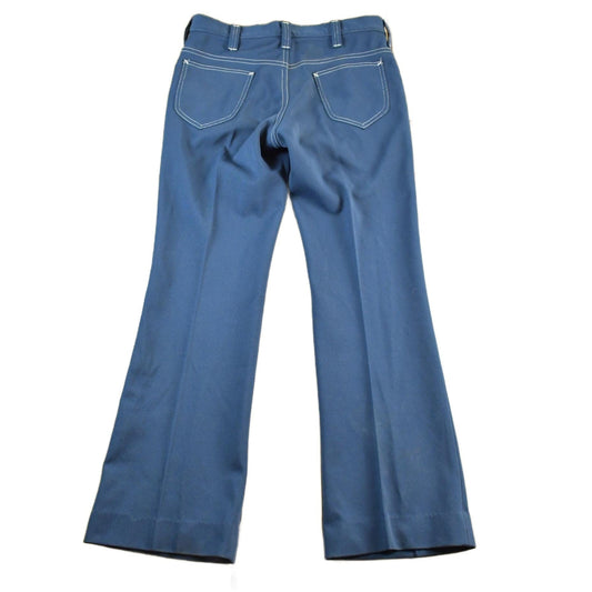 Vintage 1970s Lee Bell Bottom Flare Trousers Pants Men's Medium 34 x 32 from propervintagecanada