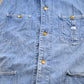 Vintage 1970s Lee Denim Jean Vest Men's Medium from propervintagecanada