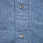 Vintage 1970s LEE Snap-Button Short Sleeve Denim Shirt Men's XS from propervintagecanada