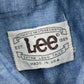 Vintage 1970s LEE Snap-Button Short Sleeve Denim Shirt Men's XS from propervintagecanada