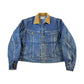 Vintage 1970s Lee Storm Riders Blanket Lined Denim Jean Trucker Jacket Men's Large from propervintagecanada