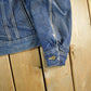 Vintage 1970s Lee Storm Riders Blanket Lined Denim Jean Trucker Jacket Men's Large from propervintagecanada