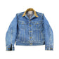 Vintage 1970s Lee Storm Riders Blanket Lined Denim Jean Trucker Jacket Men's Small from propervintagecanada
