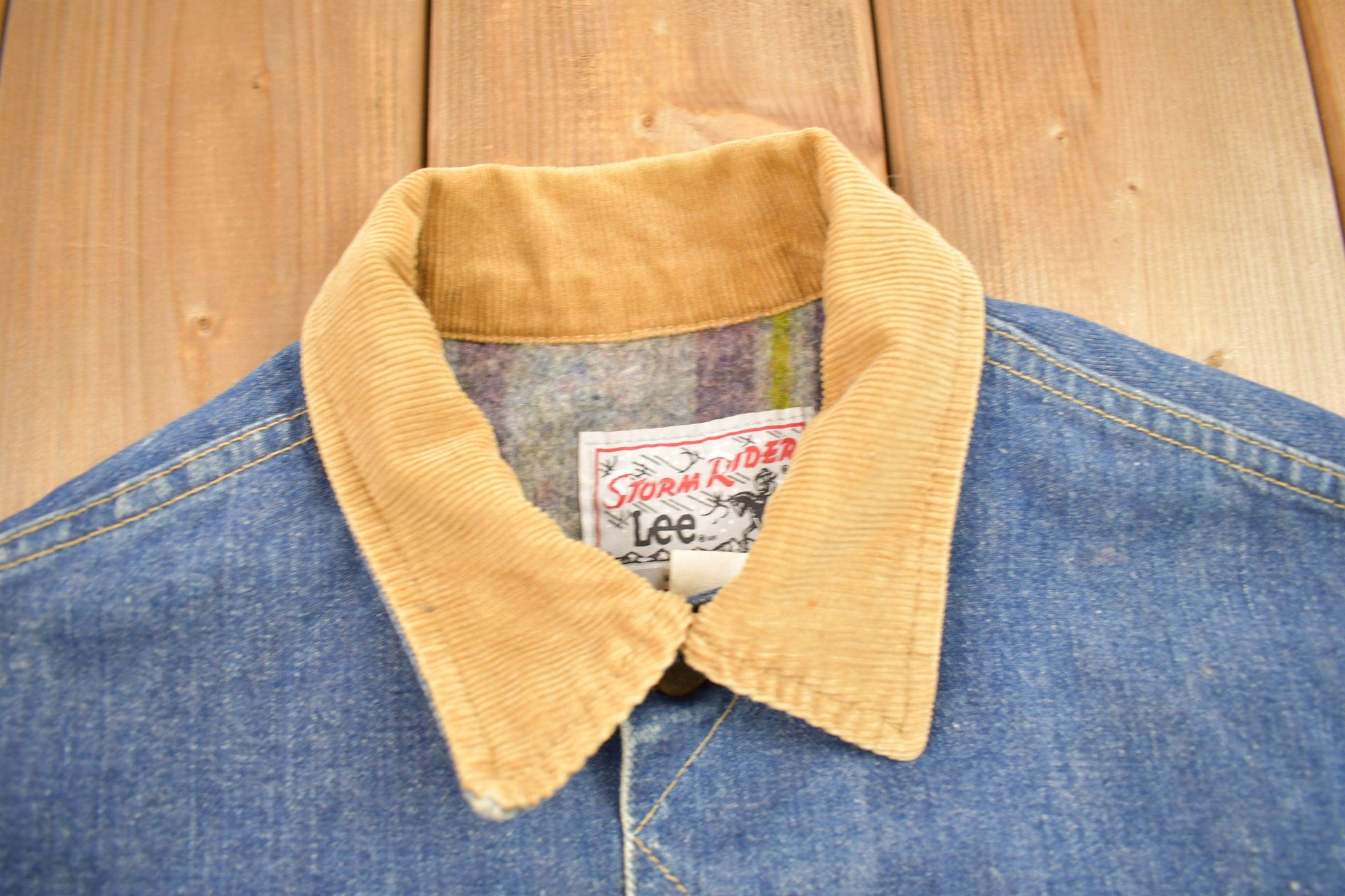 Vintage 1970s Lee Storm Riders Jean Jacket from propervintagecanada