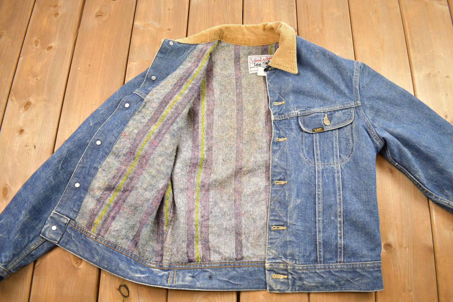 Vintage 1970s Lee Storm Riders Jean Jacket from propervintagecanada
