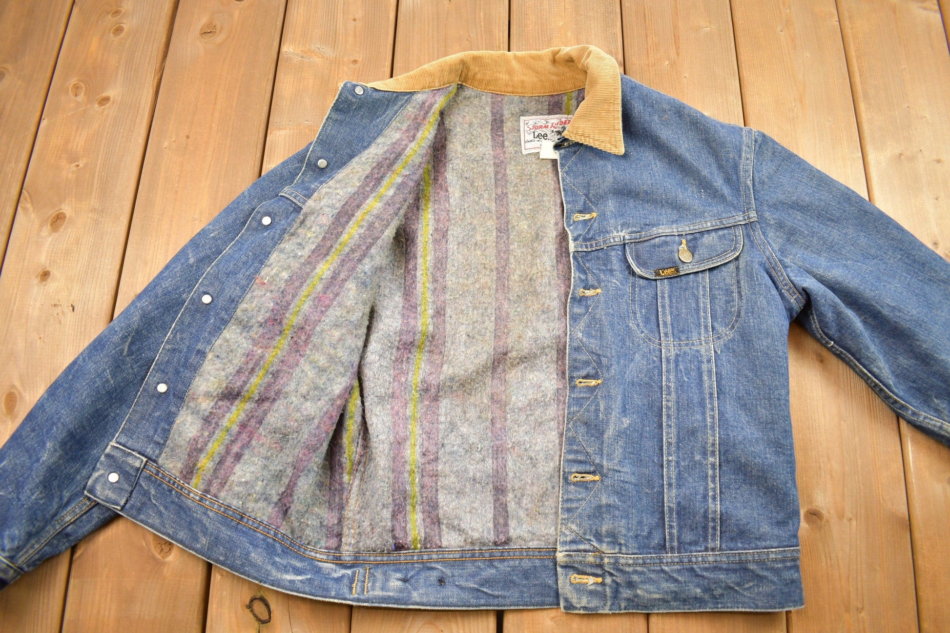 Vintage 1970s Lee Storm Riders Jean Jacket from propervintagecanada