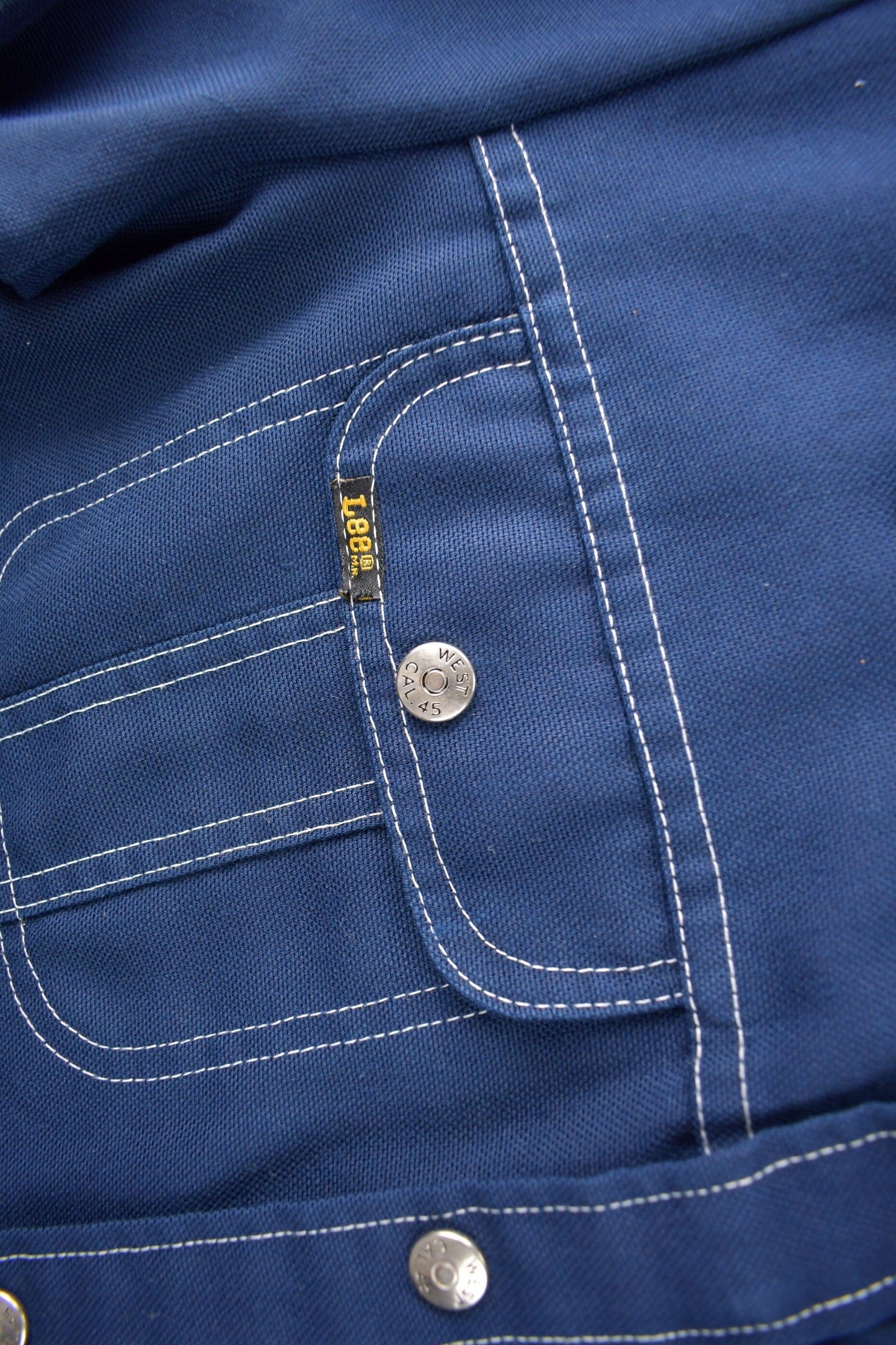 Vintage 1970s Lee Western Style Contrast Button Up Shirt Made in USA Men's L from propervintagecanada