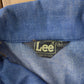 Vintage 1970s Lee Western Style Pearl Snap Button Up Denim Shirt Made in USA Men's L from propervintagecanada