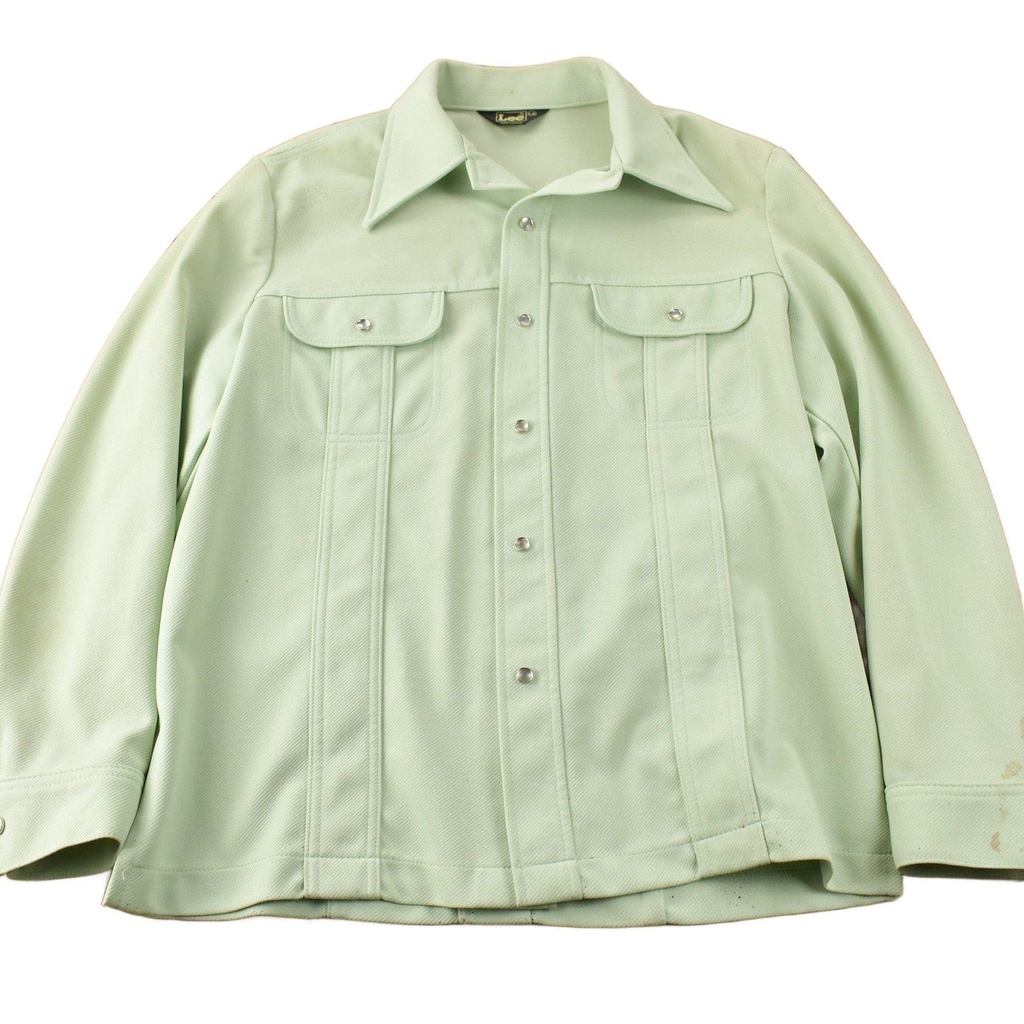 Vintage 1970s Lee Western Style Pearl Snap Button Up Shirt Made in USA Men's L from propervintagecanada