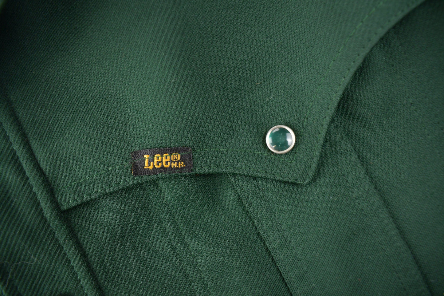 Vintage 1970s Lee Western Style Pearl Snap Button Up Shirt Made in USA Men's Large from propervintagecanada